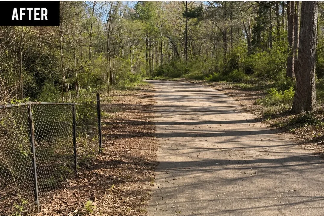 Illegal dumping after cleanup