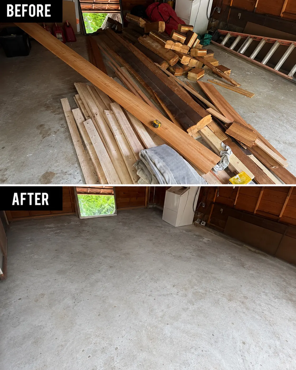 Deck Removal project by Trash Talkers