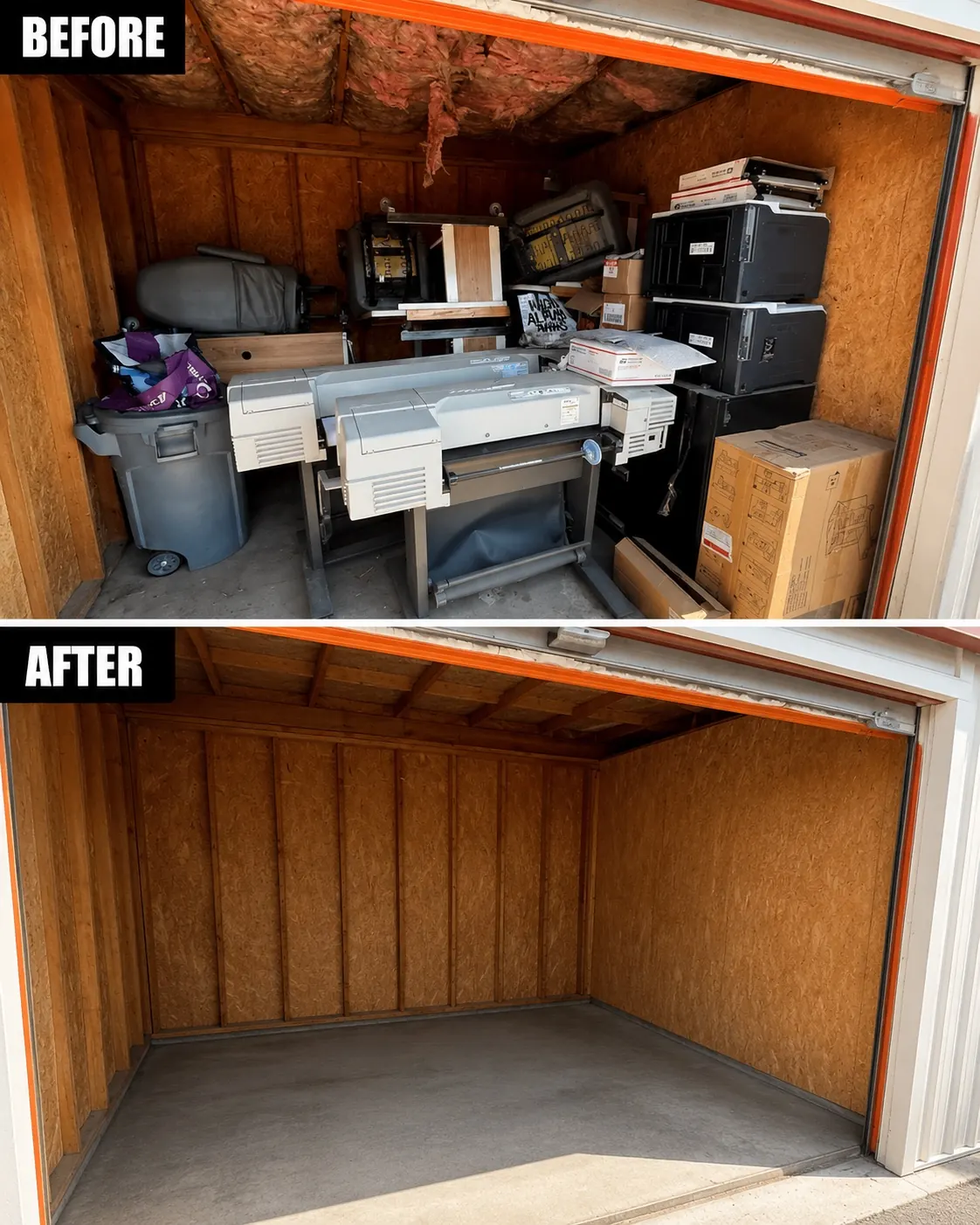 Commercial Junk Removal project by Trash Talkers