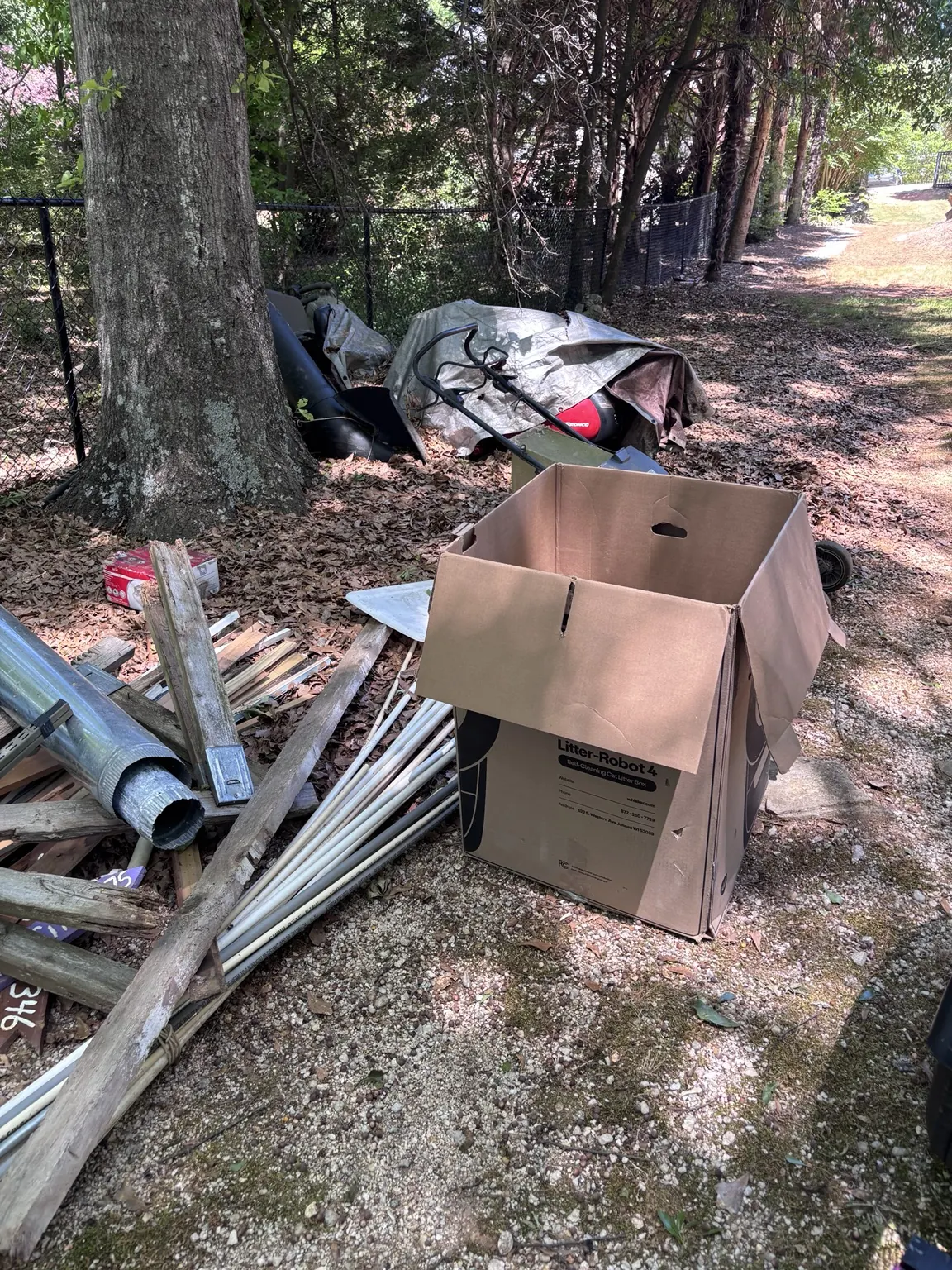 Playset Removal project by Trash Talkers